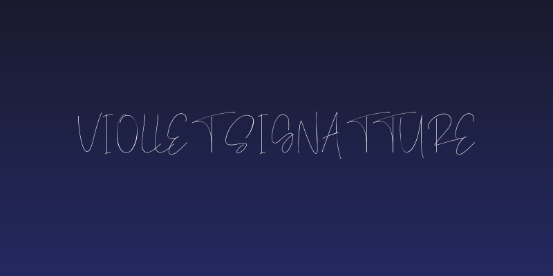 Viollet Signatture Social Header