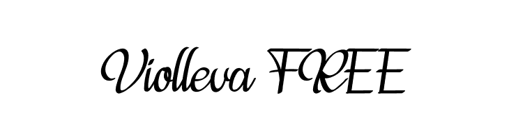 Violleva FREE  Frei Schriftart Herunterladen