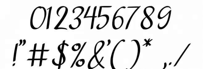 Violleva FREE Font OTHER CHARS