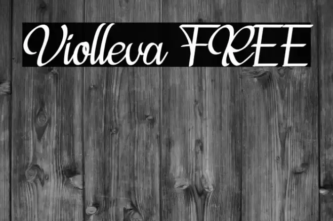 Violleva FREE Font examples