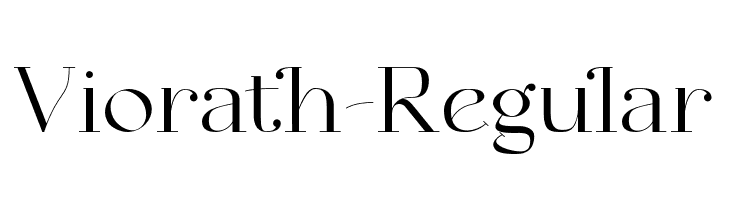 Viorath-Regular  नि: शुल्क फ़ॉन्ट्स डाउनलोड