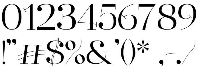 Viorath-Regular Font OTHER CHARS