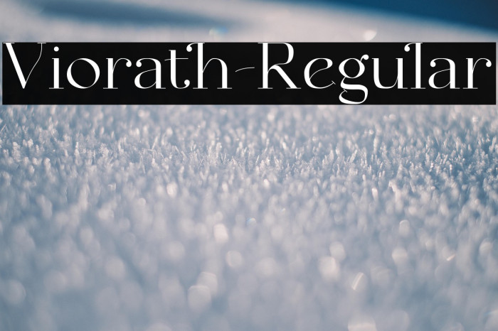 Viorath-Regular Example 3