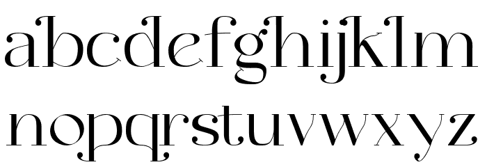 Viorath-Regular Font LOWERCASE