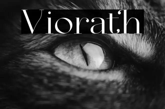 Viorath Font examples