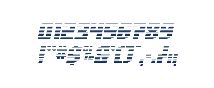 Viper Command Gradient Italic Other Characters