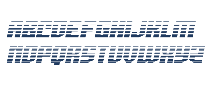 Viper Command Gradient Italic Uppercase