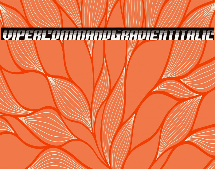 Viper Command Gradient Italic Example 3