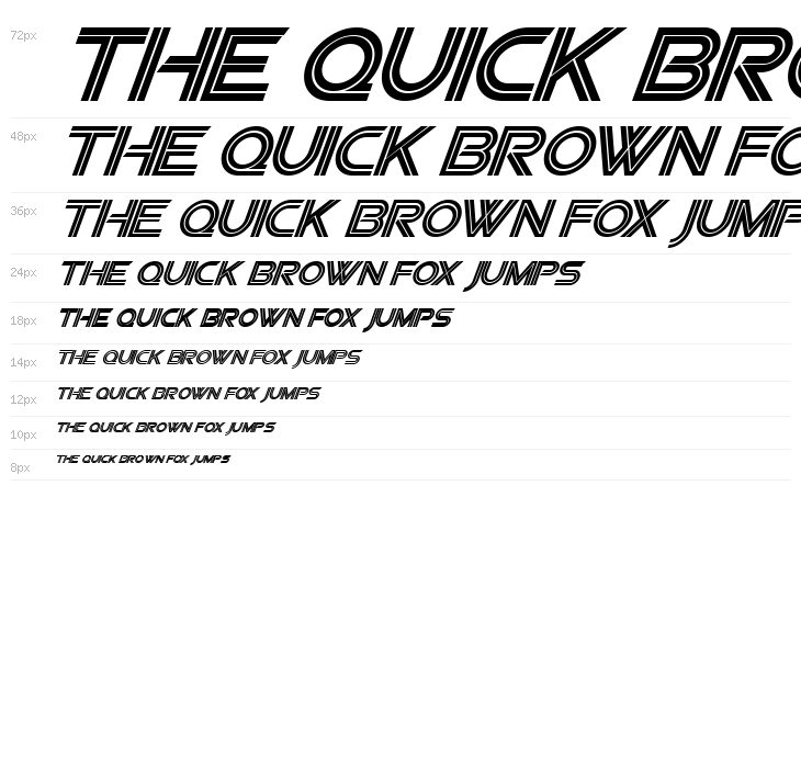 Viper Squadron Italic Waterfall