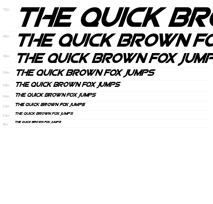 Viper Squadron Solid Italic Waterfall