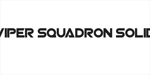 Viper Squadron Solid Logo