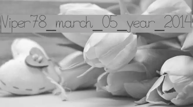 Viper78_march_05_year_2014 Font examples