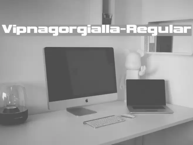 Vipnagorgialla-Regular خط examples