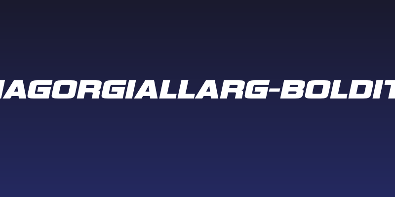 VipnagorgiallaRg-BoldItalic Social Header
