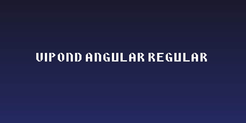 Vipond Angular Regular Social Header