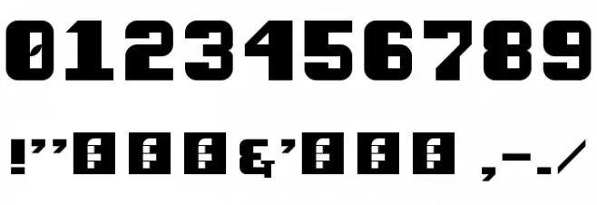 Vipond Chubby Regular Font OTHER CHARS