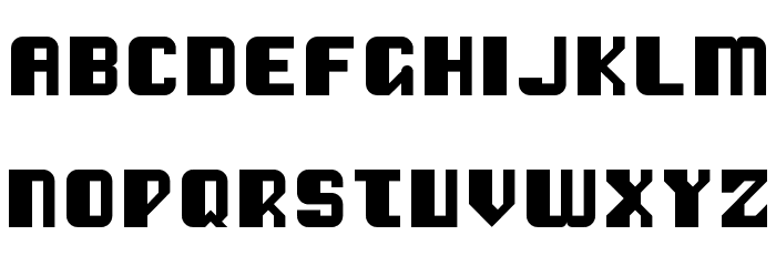 Vipond Chubby Regular Font LOWERCASE