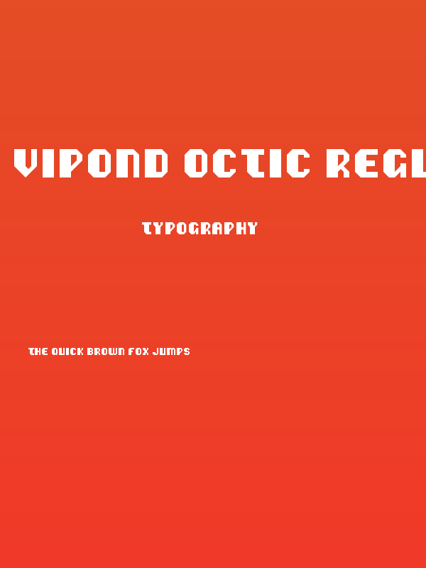 Vipond Octic Regular Poster