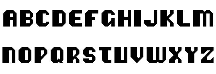 Vipond Octic Regular Font LOWERCASE