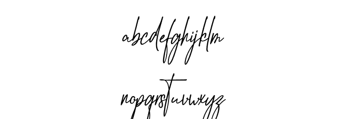 Vippa Willette Font LOWERCASE