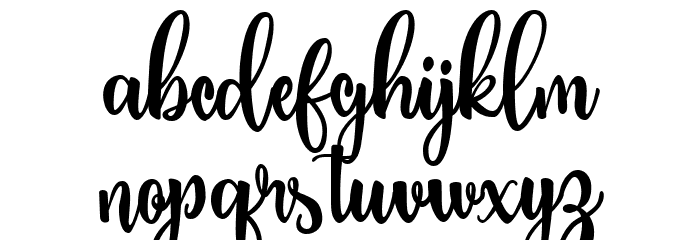 Virathers shine Regular Font LOWERCASE