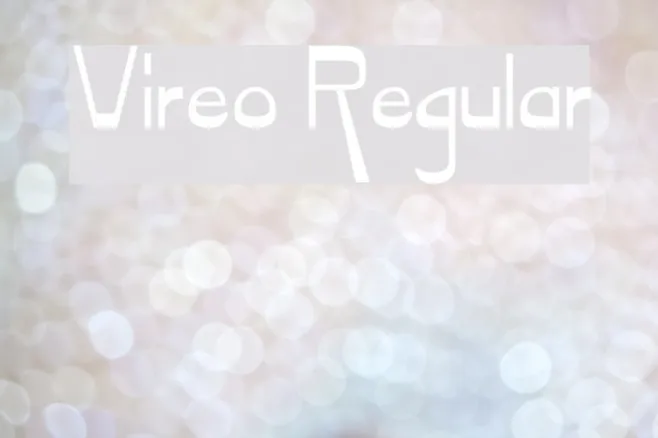Vireo Regular Example 1