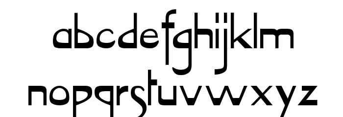 Vireo Regular Font LOWERCASE