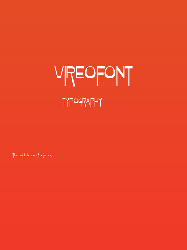 VireoFont Poster