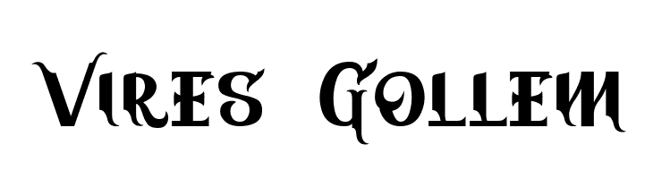 Vires Gollem  Free Fonts Download