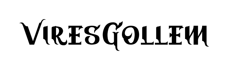 ViresGollem  नि: शुल्क फ़ॉन्ट्स डाउनलोड