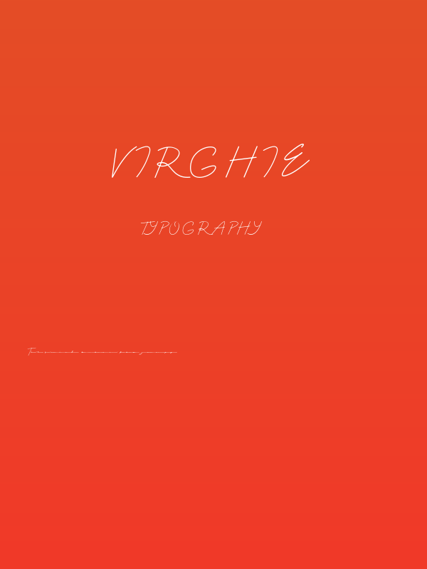 Virghie Poster