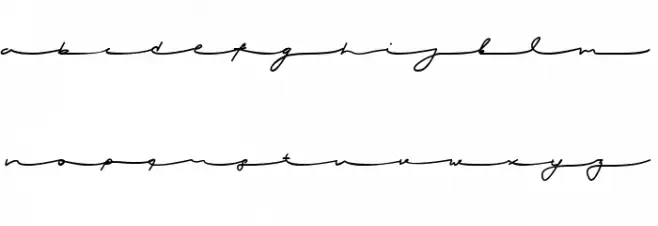 Virghie फ़ॉन्ट लोअरकेस