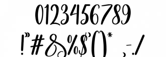 Virgi Ella Font OTHER CHARS