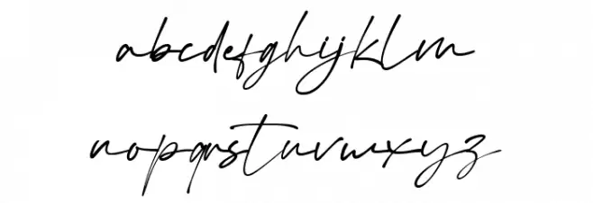 Virgi Theory フォント 小文字