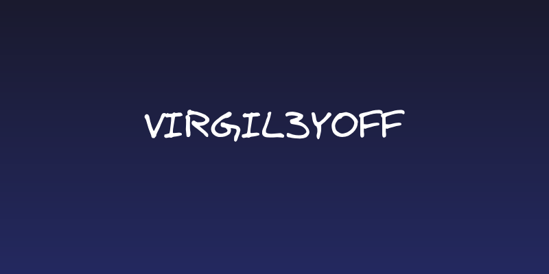 Virgil3YOFF Social Header
