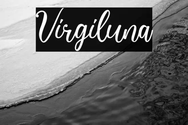 Virgiluna Font examples