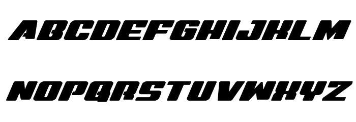 Virgin Hybrid Expanded Font LOWERCASE
