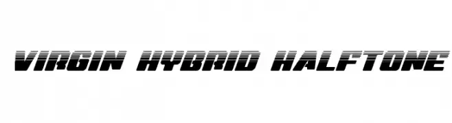 Virgin Hybrid Halftone  Frei Schriftart Herunterladen