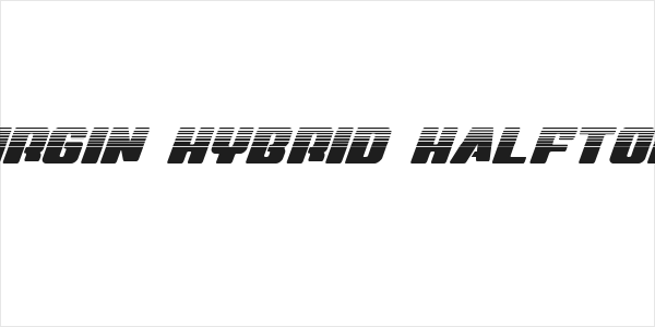 Virgin Hybrid Halftone Logo