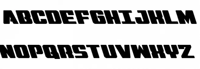 Virgin Hybrid Leftalic 字体 大写