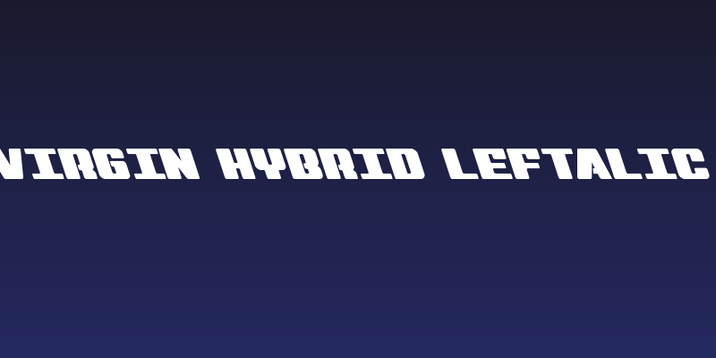 Virgin Hybrid Leftalic Social Header