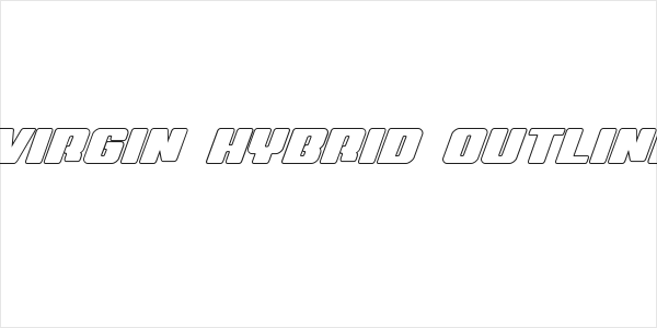Virgin Hybrid Outline Logo