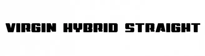 Virgin Hybrid Straight  Frei Schriftart Herunterladen