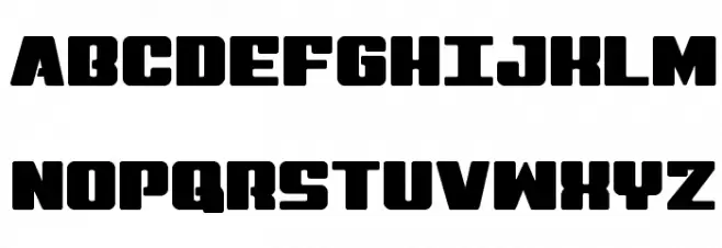 Virgin Hybrid Straight 字体 大写