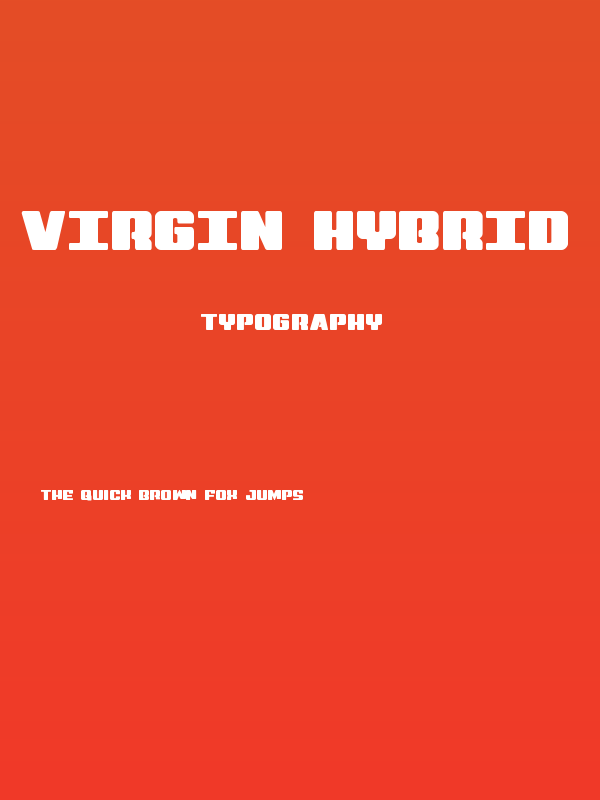 Virgin Hybrid Straight Poster