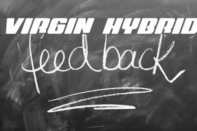Virgin Hybrid Font examples