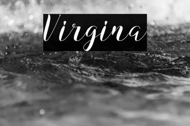 Virgina Font examples