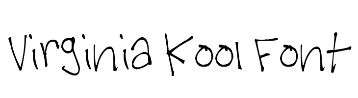 Virginia Kool Font  Frei Schriftart Herunterladen