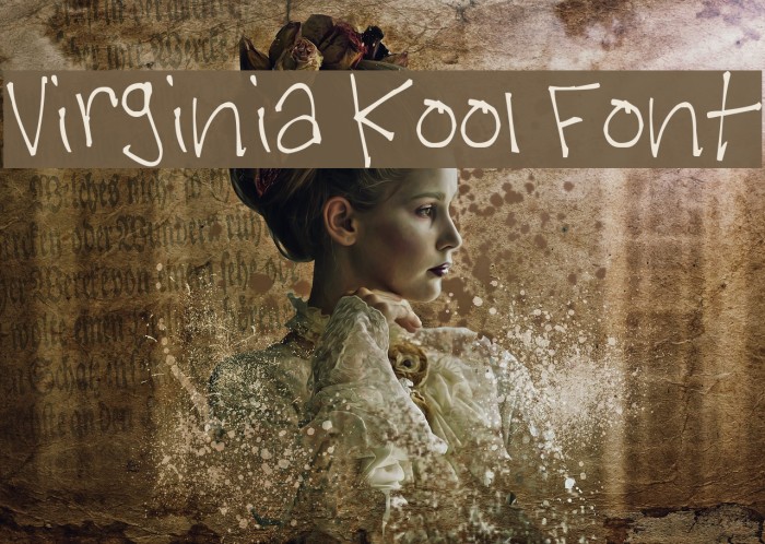 Virginia Kool Font Font examples
