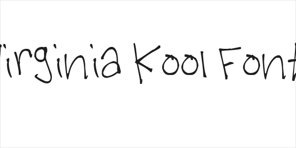 Virginia Kool Font Logo